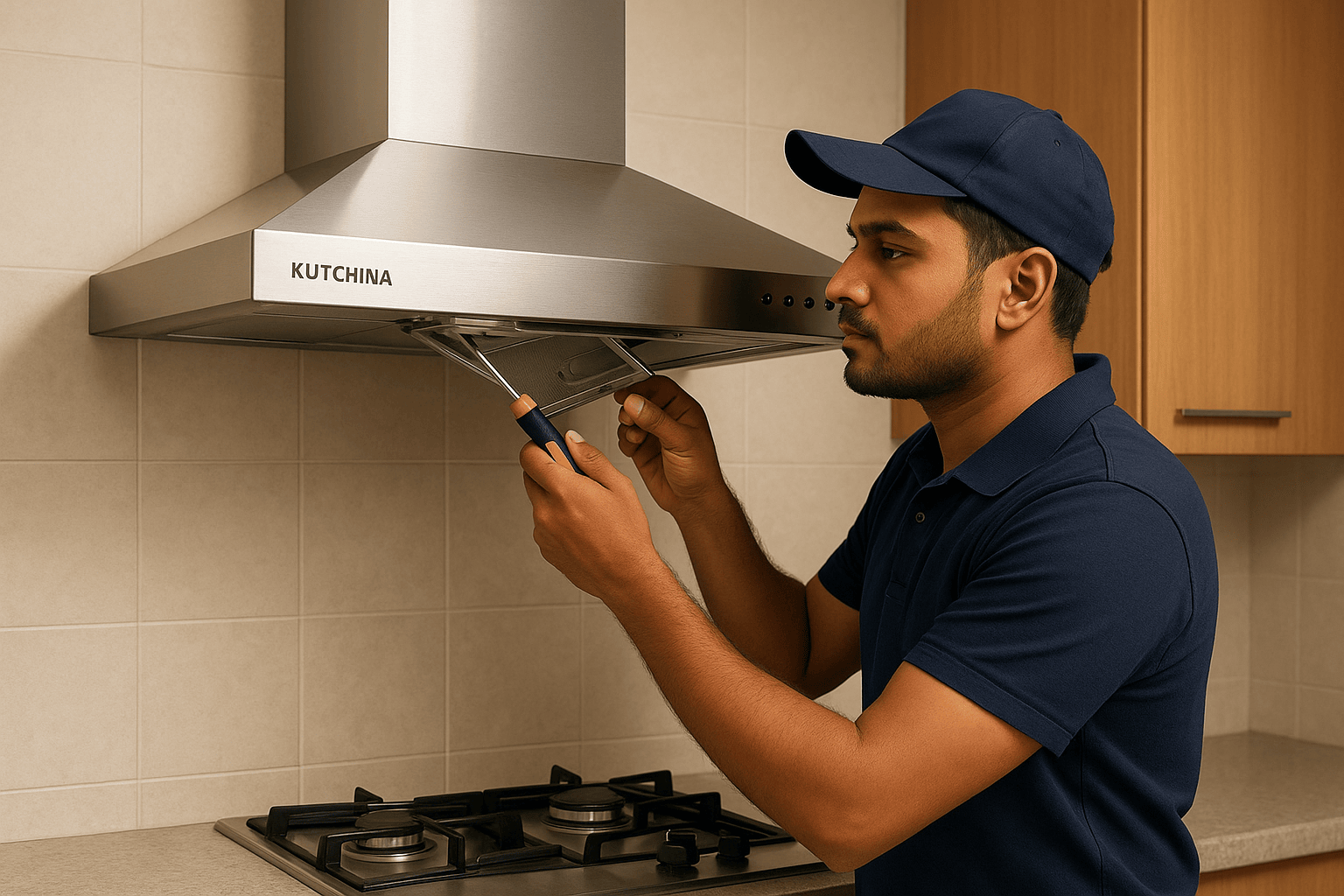 Faber chimney repair service in Mumbai by certified technician