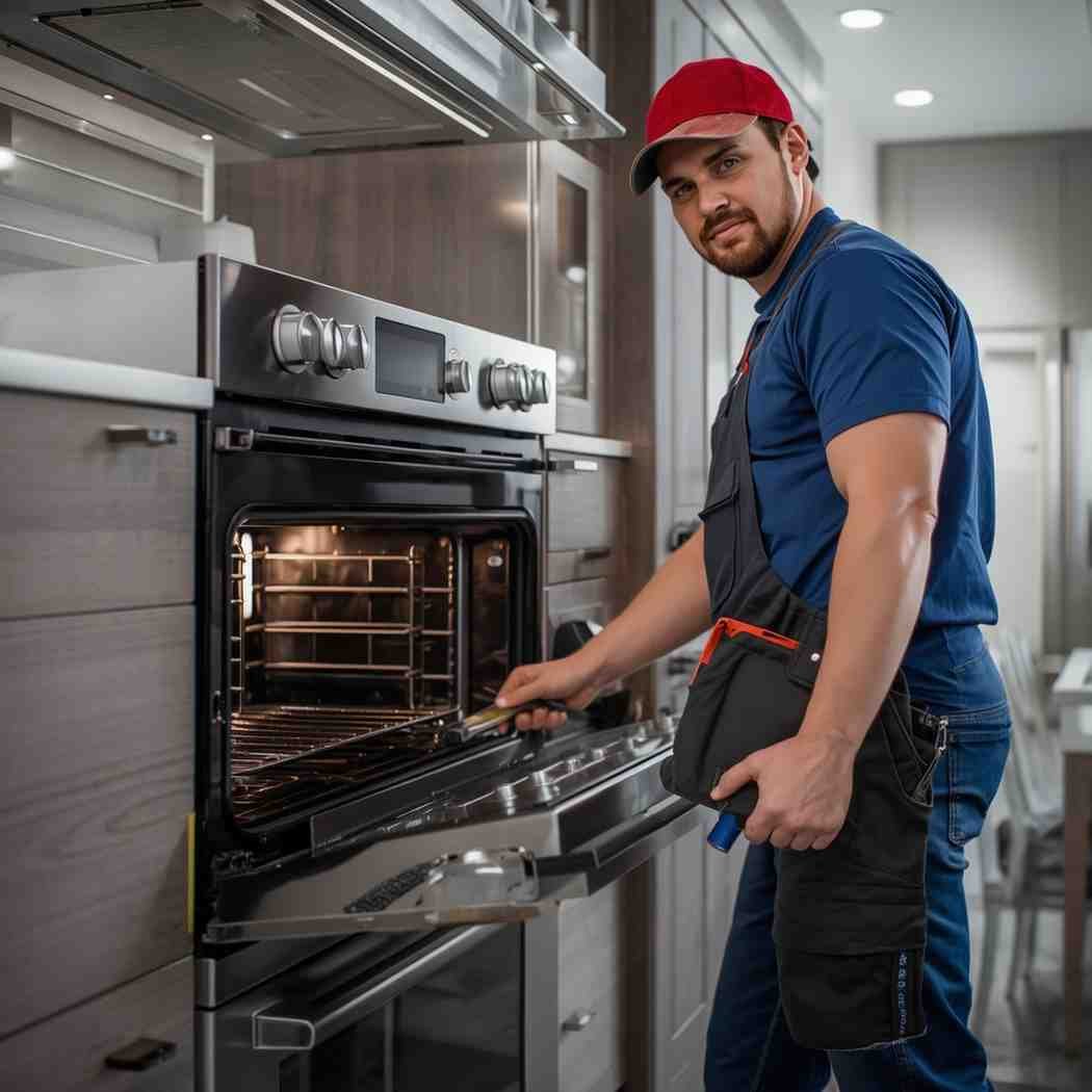 Faber Built-In Oven Repair Service Technician at work in Hyderabad