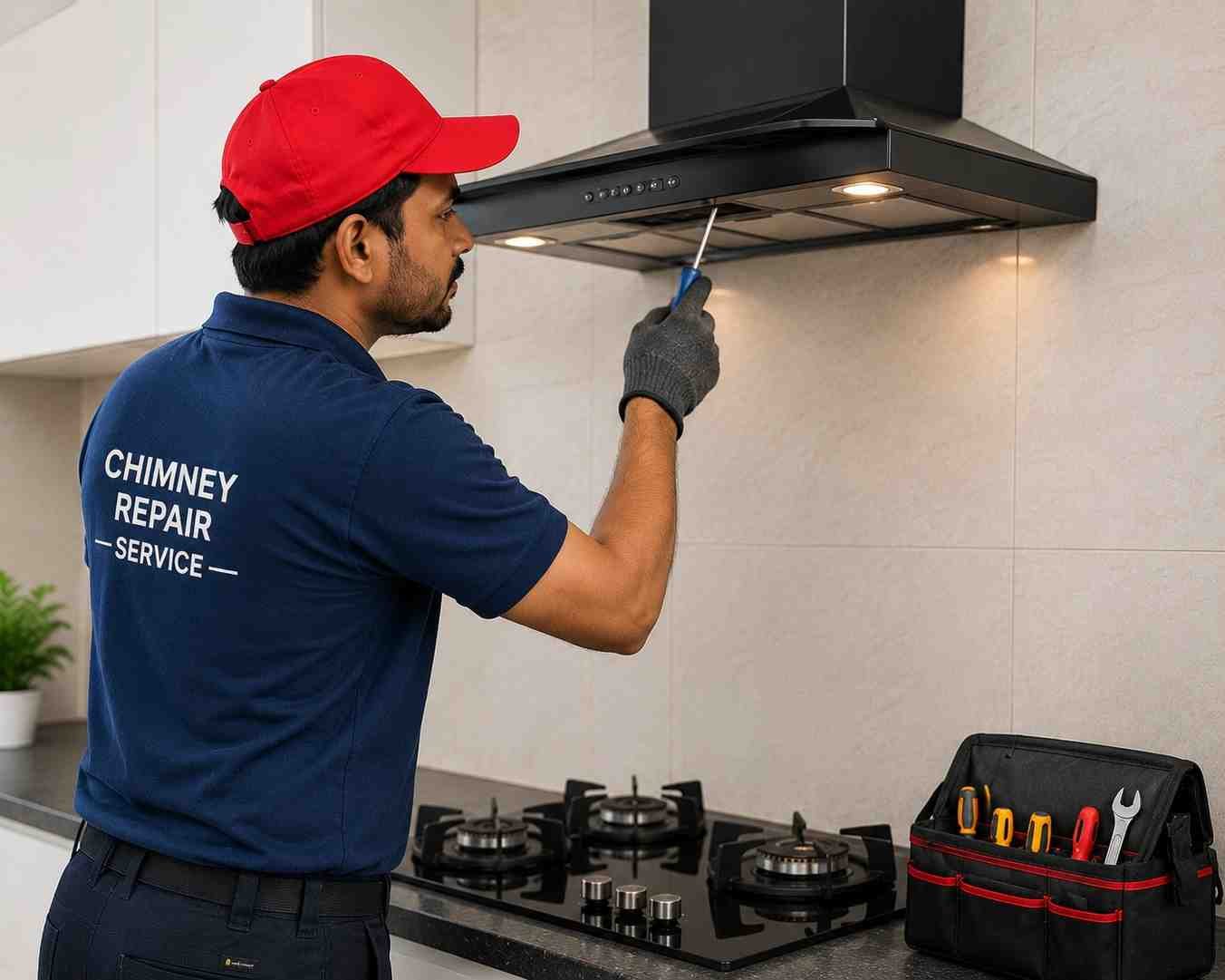 Faber chimney repair in Andheri — certified technician fixing suction and motor issues