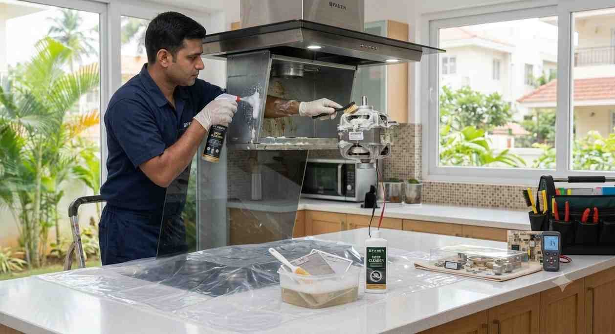 Faber chimney cleaning service Bangalore